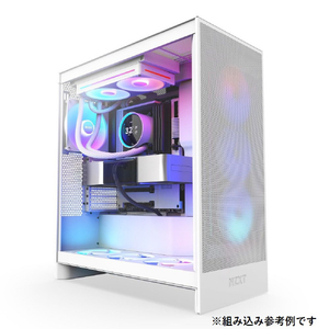 NZXT 簡易水冷CPUクーラー 120mm シングルフレームファン採用 KRAKEN Elite (2024)  F240 RGB CORE ホワイト RL-KR24E-W2-イメージ4