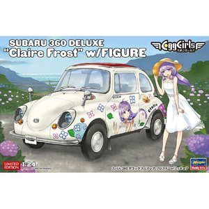 ハセガワ 1/24 スバル 360 デラックス "クレア フロスト" w/フィギュア SP648スバル360デラツクスクレアフロスト ハセガワ 1/24 スバル 360 デラックス "クレア フロスト" w/フィギュア SP648スバル360デラツクスクレアフロスト