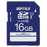 BUFFALO 高速SDHC UHS-Iメモリーカード(16GB) RSDC-016GU1S