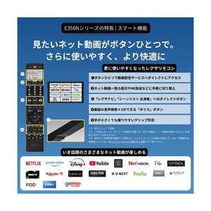 TVS REGZA 85V型4Kチューナー内蔵4K対応液晶テレビ E350N series 85E350N-イメージ6