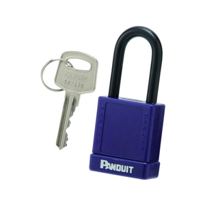 パンドウイットコーポレーション ロックアウト用非電導性パドロック 紫 FC775FU-8146554-イメージ1