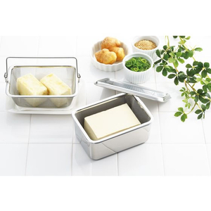カンダ kan豆腐水切かごセット蓋無ツル付 FC149SM-038060-イメージ5