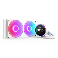 NZXT 簡易水冷CPUクーラー 140mm シングルフレームファン採用 KRAKEN Elite (2024)  F280 RGB CORE ホワイト RL-KR28E-W2