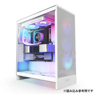 NZXT 簡易水冷CPUクーラー 140mm シングルフレームファン採用 KRAKEN Elite (2024)  F280 RGB CORE ホワイト RL-KR28E-W2-イメージ4