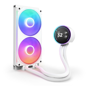 NZXT 簡易水冷CPUクーラー 140mm シングルフレームファン採用 KRAKEN Elite (2024)  F280 RGB CORE ホワイト RL-KR28E-W2-イメージ6