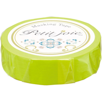 ニチバン ニチバン プチジョア マスキングテープ ライトグリーン 15mm×18m FCG038V-PJMT-15S059