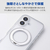 エレコム iPhone 17 ハイブリッドケース 極限 MAGKEEP スタンド シルバー PM-A25AMGSTKSV-イメージ3