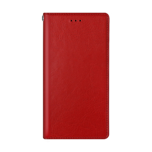 HANSMARE iPhone XS/X用手帳型スタンディングケース レッド HAN10449I8-イメージ1