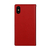 HANSMARE iPhone XS/X用手帳型スタンディングケース レッド HAN10449I8-イメージ2