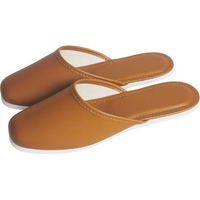 江部松商事 EBM/スリッパ 白薄底 前閉じ S-323L ブラウン(013) FC014LW-7623110