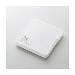 エレコム メモリカードケース/インデックス/SD12microSD12 ホワイト CMC-SDCPP24WH エレコム メモリカードケース/インデックス/SD12microSD12 ホワイト CMC-SDCPP24WH