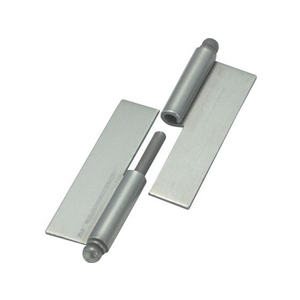 トラスコ中山 TRUSCO スチール製抜き差し蝶番 穴ナシ 右用 1組(袋)=2個入 FC587ES-3007103-イメージ1