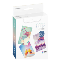 Canon inspic ブルー フォトペーパー100枚付き キヤノン ZP2030100 キヤノン用ZINK フォトペーパー 100枚入り