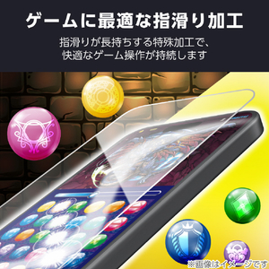 エレコム iPhone 16用ガラスフィルム ゲーミング 高透明 ブルーライトカット PM-A24AFLGGEBL-イメージ12