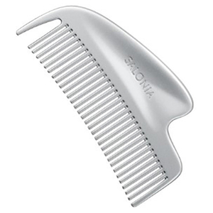 SALONIA グロッシーケア メタルカッサコーム シルバー SAL25322SL-イメージ1