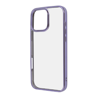 レイアウト iPhone 16 Pro Max用Like standard 衝撃吸収 バンパー メタリック ハイブリッドケース ラベンダー RT-P49CC16/LDM