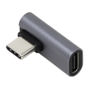 アイネックス PD100W対応 USB3．2Gen2変換アダプタ グレー U32CC-LFAD2-イメージ1