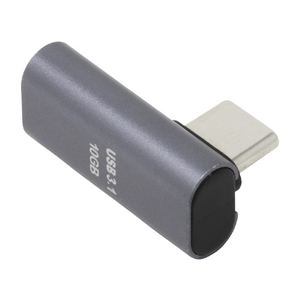 アイネックス PD100W対応 USB3．2Gen2変換アダプタ グレー U32CC-LFAD2-イメージ2
