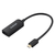 エレコム USB Type-C(TM) - DisplayPort(TM)変換アダプター 1ポート(15cm) ブラック AD-CDPBK3-イメージ1