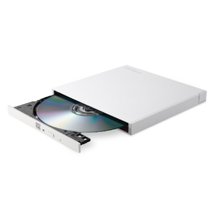 ロジテック USB Type-C対応ポータブルDVD ホワイト LDR-PXA8CU2VWH-イメージ2