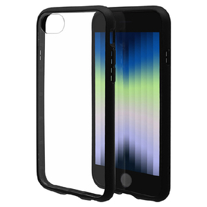 ラスタバナナ iPhone SE(第3世代)/SE(第2世代)/8/7/6S用ハイブリッドケース RHINO 5H TPU×アクリル ブラック×クリア 7799I247HABK-イメージ1