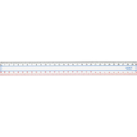 西敬 30cmジャスト直定規 FC55863-JS-30