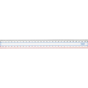 西敬 30cmジャスト直定規 FC55863-JS-30-イメージ1