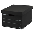 フェローズ バンカーズボックス 703S フルブラック1個 FCE160L-FE-100143113