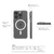 araree iPhone 15 Pro Max用MagSafe対応クリアケース Duple M クリア AR25450I15PM-イメージ15