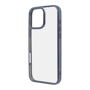 レイアウト iPhone 16 Pro Max用Like standard 衝撃吸収 バンパー メタリック ハイブリッドケース ライトブルー RT-P49CC16/LAM-イメージ1