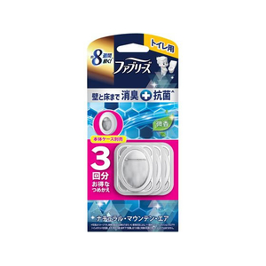 Ｐ＆Ｇ ファブリーズ トイレ用消臭剤+抗菌 ナチュラルマウンテンエア微香替3P FCE461K-イメージ1