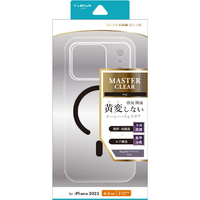 MSソリューションズ iPhone 17 Pro用超透明ハードケース 「MASTER CLEAR mag」 クリア/ブラック LN-IP25MCMBK