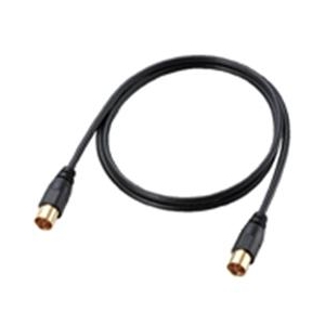 エレコム アンテナケーブル(ストレート - ストレート/2m) 2M AV-ATSS20BK-イメージ2