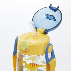 スケーター ワンプッシュストローボトル ディノサウルス ピクチャー PDSH5ﾃﾞｲﾉｻｳﾙｽﾋﾟｸﾁﾔ--イメージ2