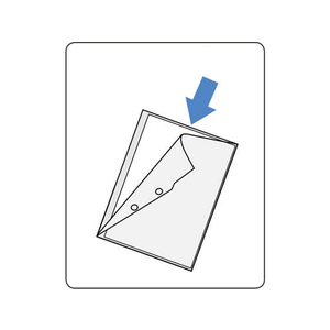 コクヨ クリヤーホルダー B5タテ 2穴 透明 5枚 F805537-ﾌ-751-イメージ2