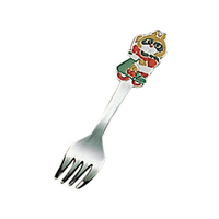 サクライ ステンレス お子様用カトラリー たぬきさん フォーク FC877LF-2460000