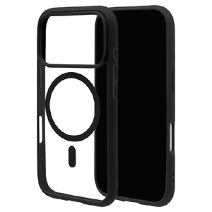 ラスタバナナ iPhone17 Pro用FLEXGUARD 磁力充電対応 ブラック＊クリア 9026IP5BHPMBK-イメージ1