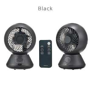 YUASA DCモーター搭載サーキュレーター ブラック YB-DCL1590HFR(K)-イメージ15