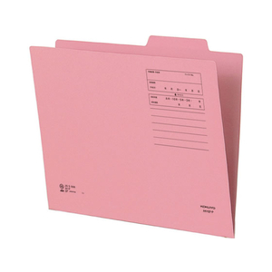 コクヨ 個別フォルダー(間伐材使用) A4 ピンク 1枚 F885700-A4-KIF-P-イメージ1