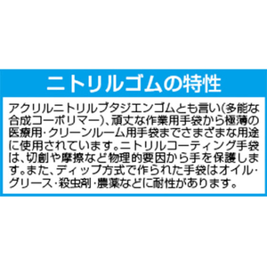 エスコ [L/240mm] 手袋 NBR・パウダー付/100枚 FCJ160H-EA354DS-43-イメージ3