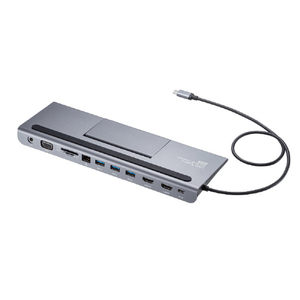 サンワサプライ USB Type-Cドッキングステーション(HDMI/VGA対応) USB-CVDK8-イメージ1