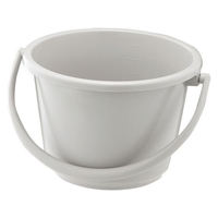 リス ベルク 広口バケツ 9WB 本体 ライトグレー FC886LE-1961620