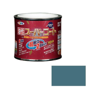アサヒペン 油性スーパーコート 1／5L ストーンブルー FC300NV