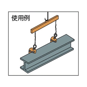 スーパーツール 自在型横吊クランプ(容量:0.5ton) 0.50～203022947 FC319HG-1045679-イメージ4