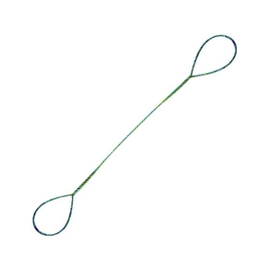 トラスコ中山 玉掛けワイヤーロープ 段落し 6mm×1m FC069GG-4891961-イメージ2