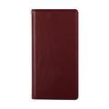 HANSMARE iPhone XS/X用手帳型スタンディングケース ワイン HAN10451I8