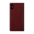 HANSMARE iPhone XS/X用手帳型スタンディングケース ワイン HAN10451I8-イメージ2