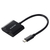 エレコム USB Type-C(TM) - DisplayPort(TM)変換アダプター USB PD(15cm) ブラック AD-CDPPDBK2-イメージ1