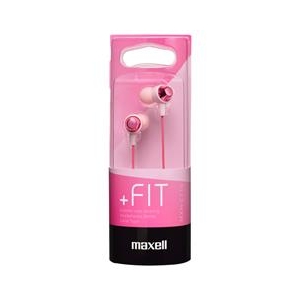 マクセル カナル型インナーイヤーヘッドホン ＋FiT ピンク×ピンク MXH-C110MXPP-イメージ2