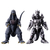 バンダイ ゴジラアクションフィギュアゴジラ(2003)  × 3式機龍〈改〉重武装型バトルセット GAFｺﾞｼﾞﾗ2003ｼｷｷﾘﾕｳﾊﾞﾄﾙS-イメージ1